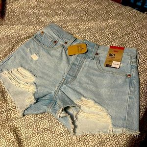 Levi’s button fly cut offs ,